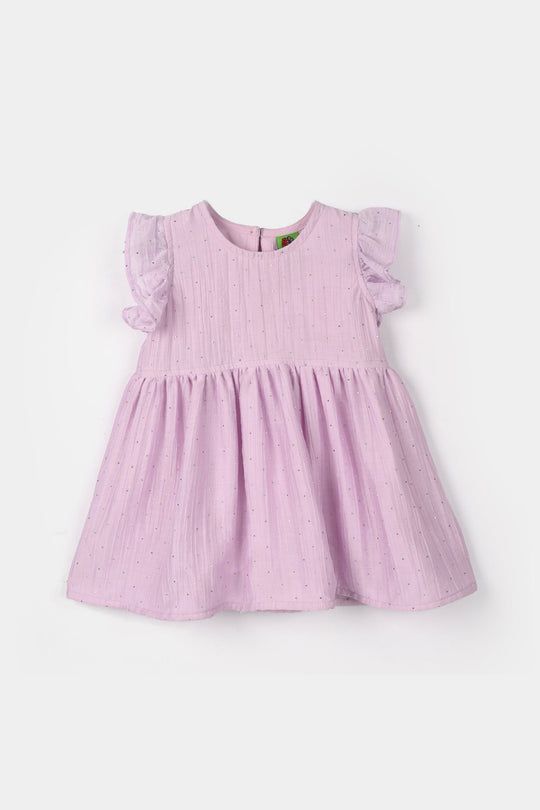 Infant Girls Chiffon Casual Top (Diamond) - Lilac