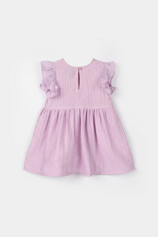 Infant Girls Chiffon Casual Top (Diamond) - Lilac