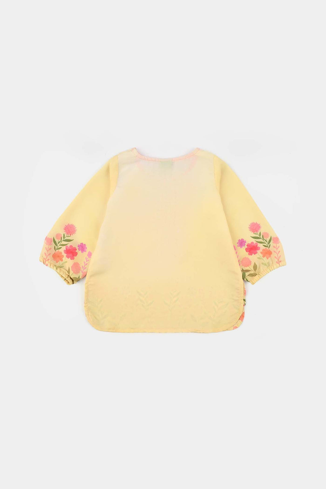 Infant Girls Poly Lawn Casual Top (Sunny) - Yellow