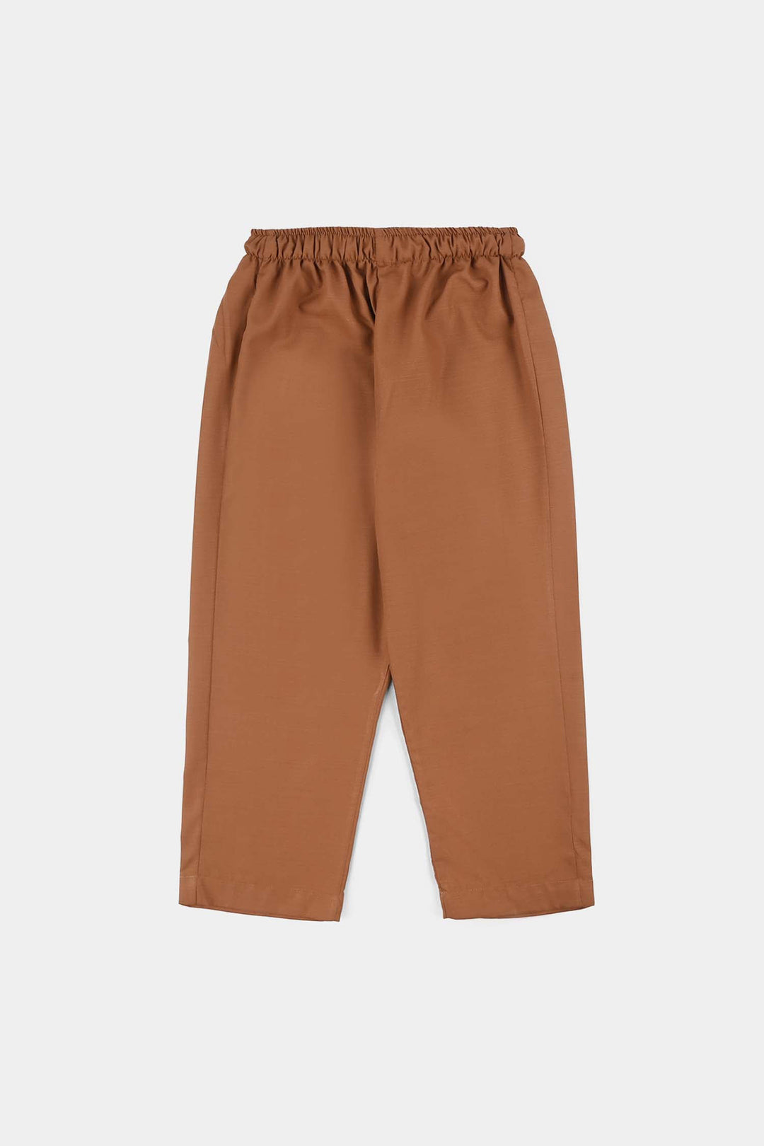 Boys Poly Viscose Kurta Pajama - Brown