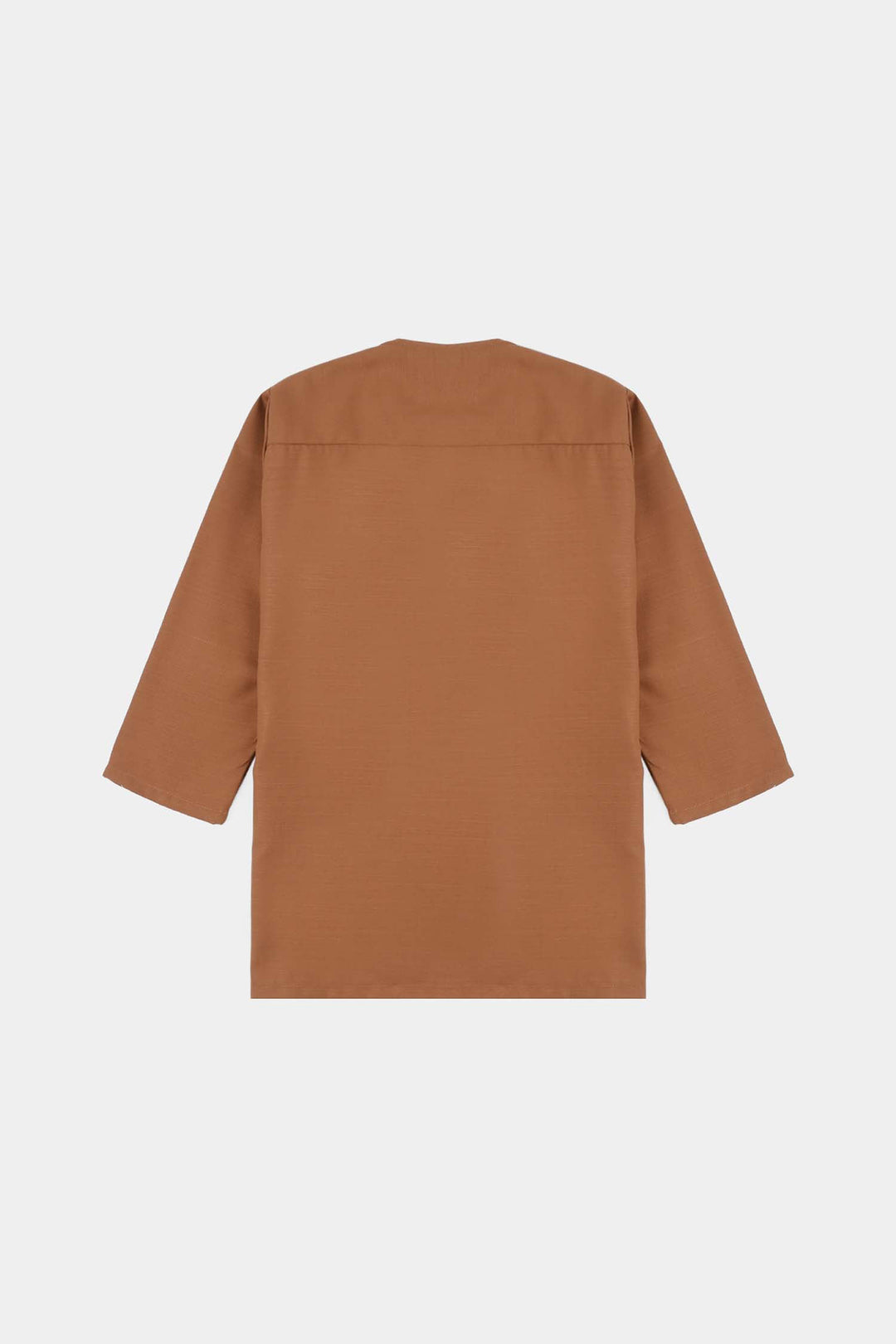 Infant Boys Poly Viscose Kurta Pajama - Brown