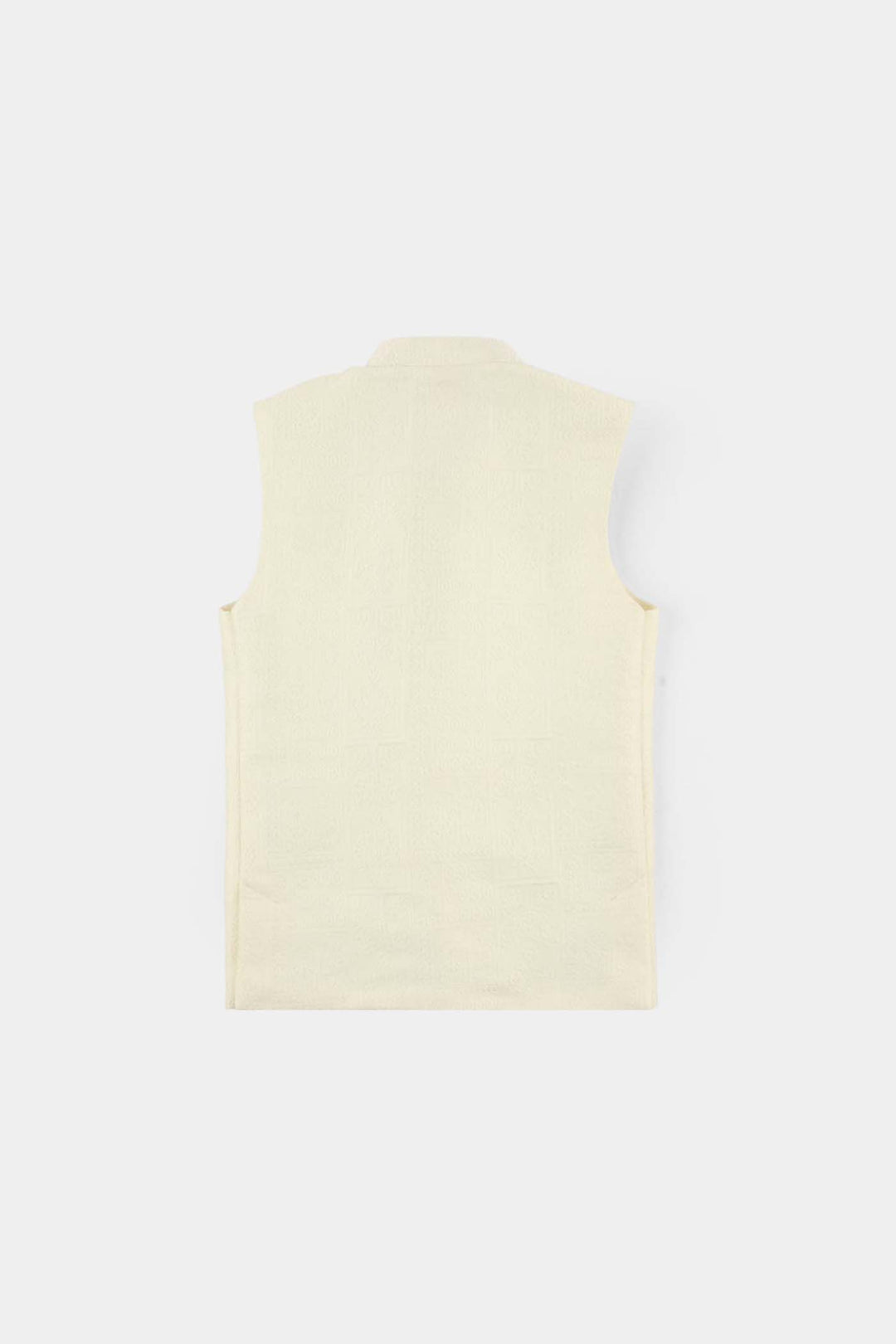Boys Poly Viscose 3Piece Suit - Off White
