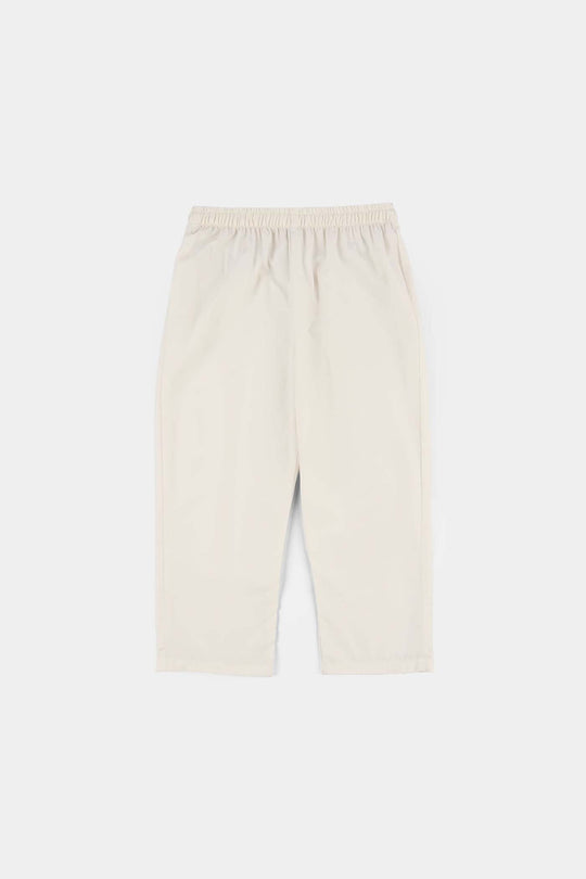 Boys Poly Viscose 3Piece Suit - Off White