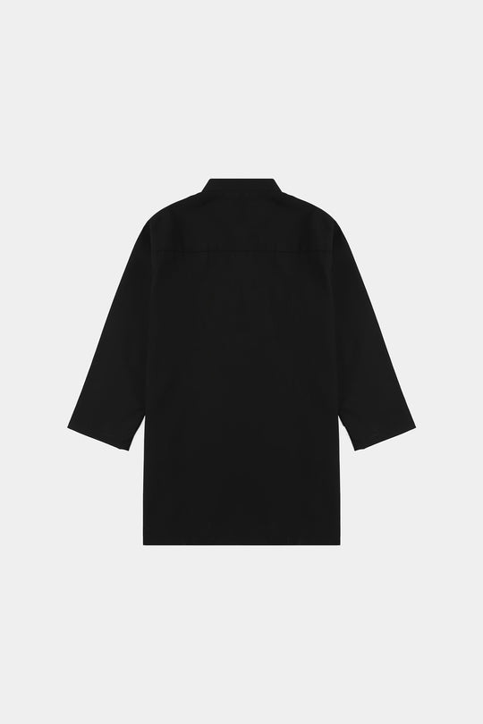 Infant Boys Poly Viscose Kurta Pajama (Blended) - Black