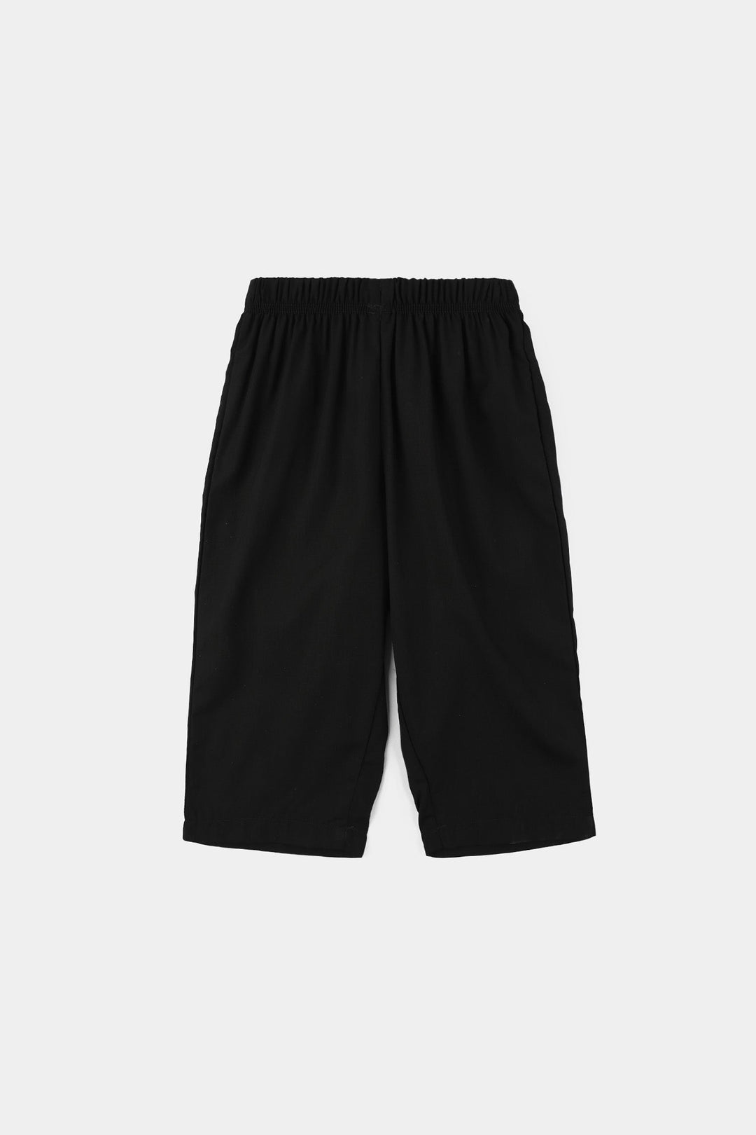 Infant Boys Poly Viscose Kurta Pajama (Blended) - Black