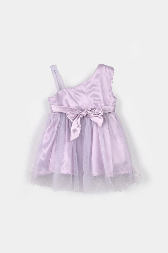 Infant Girls Net Fancy Frock (Little Fairy) - Lilac