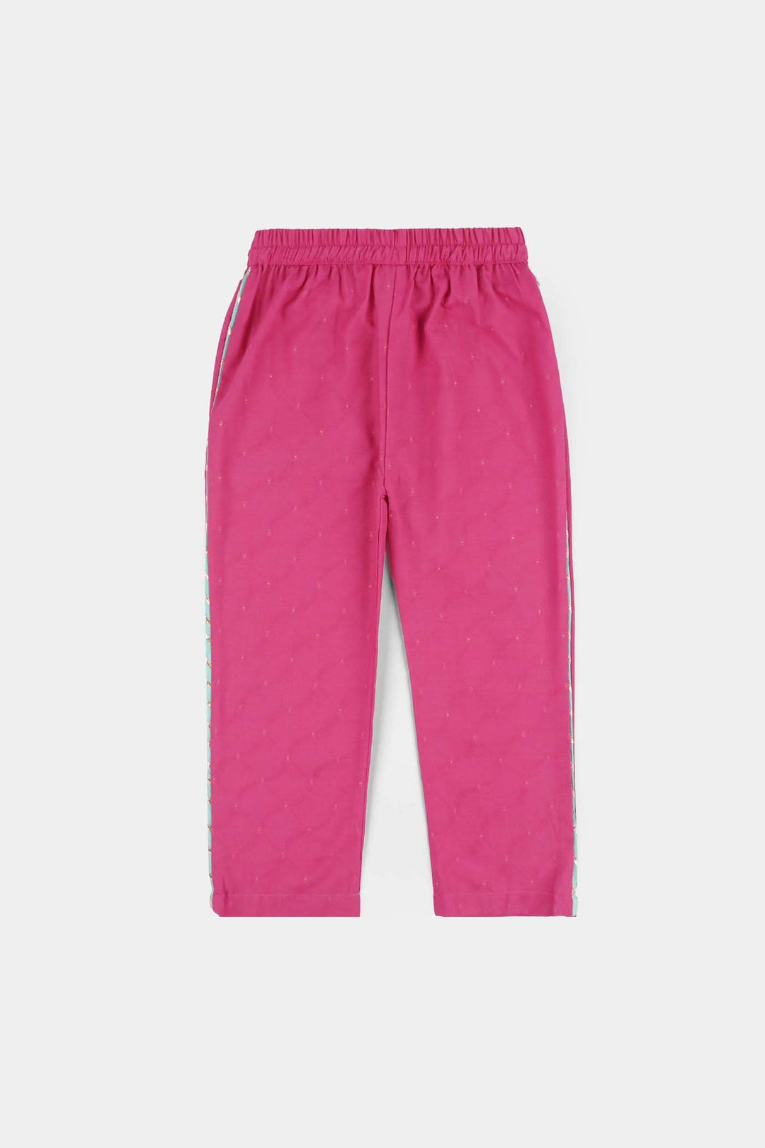 Teens Girls Jacquard 3Pcs Dil Naz - Shocking Pink