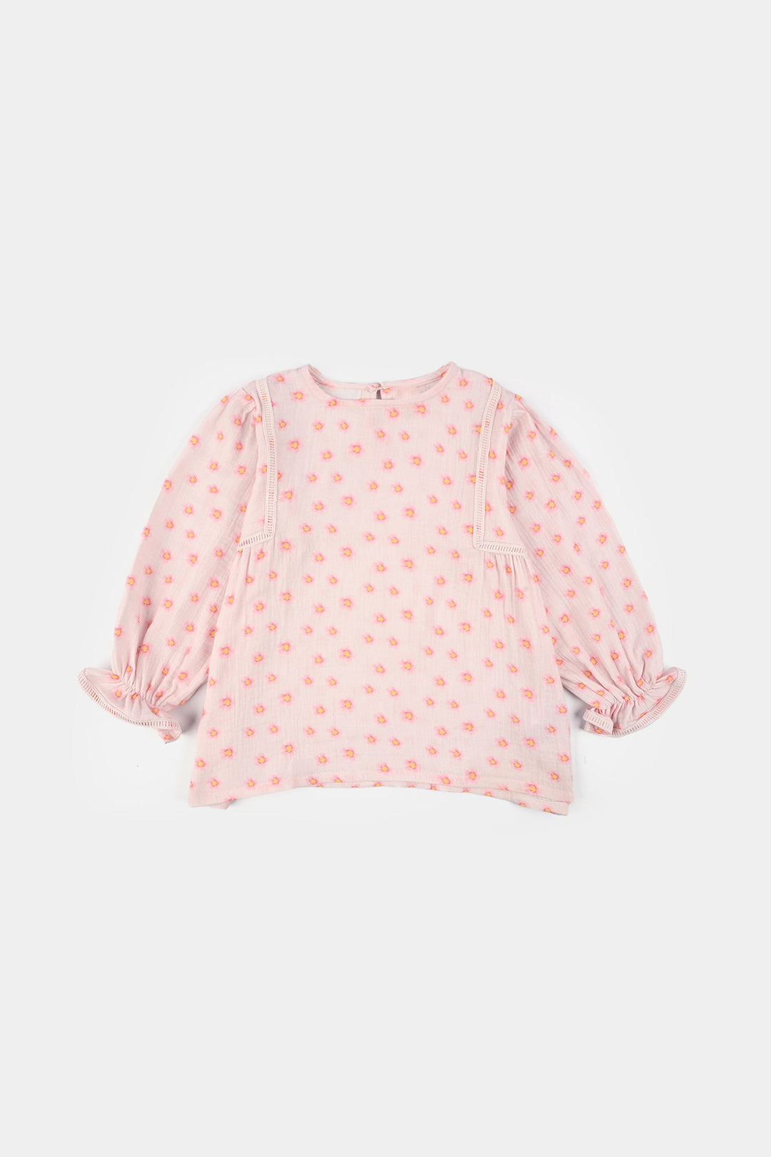 Teens Girls Gauze Co-Ord Set Orchid Pink - Baby Pink