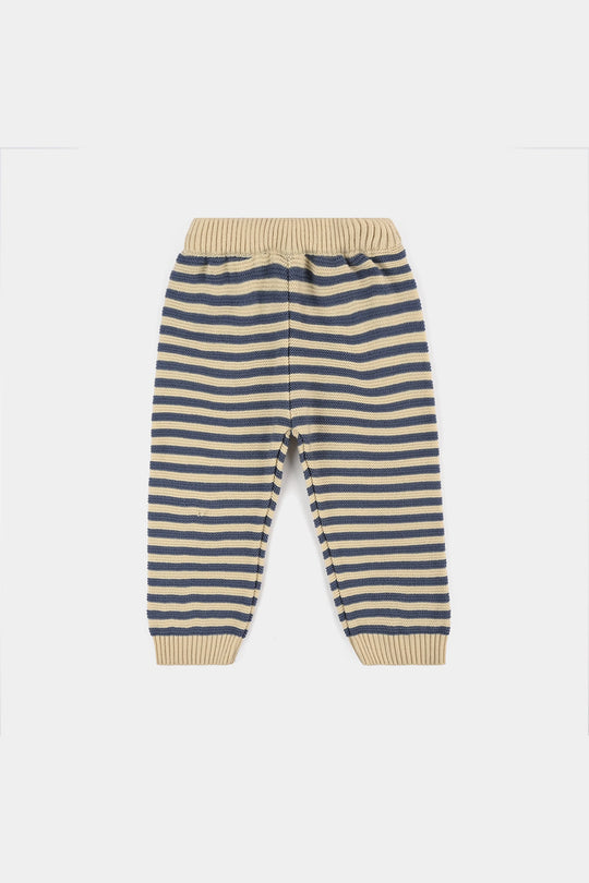 Infant Boys Acrylic Co-Ord Set-Happy - Off.White.Navy