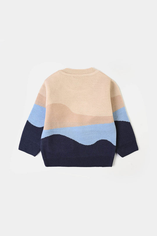 Infant Boys Sweater-Adventure - Multi