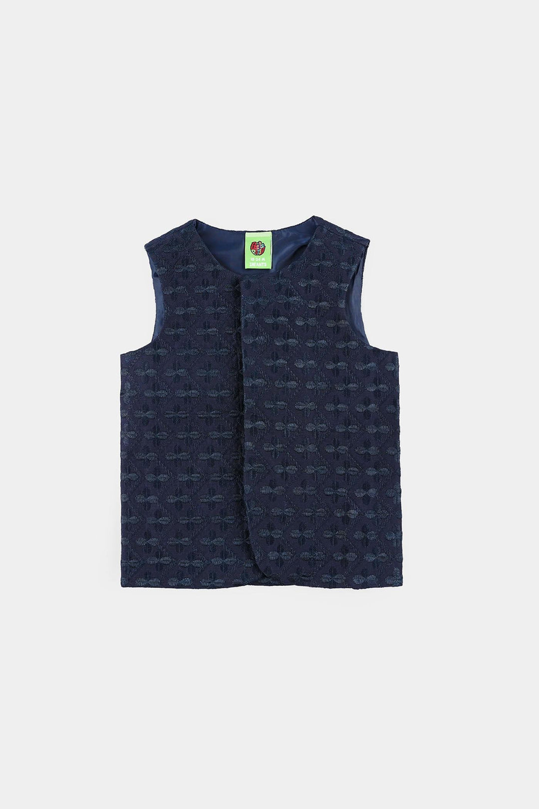 Infant Boys Poly Viscose Waistcoat - Royal Blue