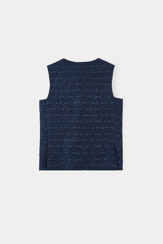 Infant Boys Poly Viscose Waistcoat - Royal Blue