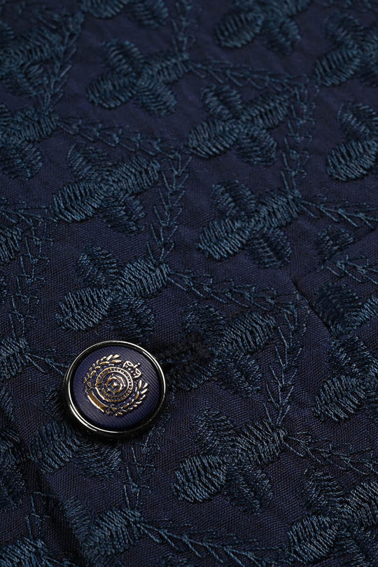 Boys Poly Viscose Waistcoat - Royal Blue