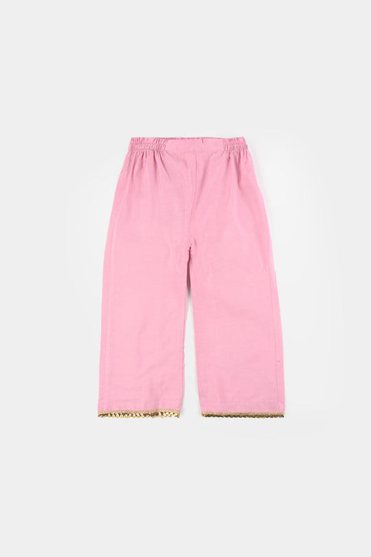 Girls Jacquard 2 Piece Set (Glitter) - Pink