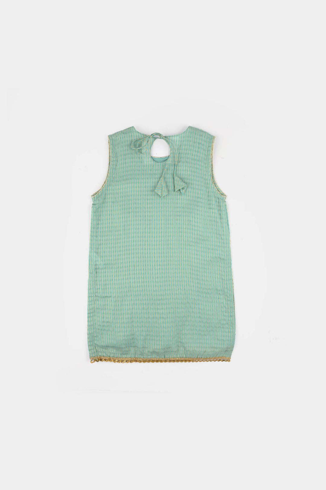 Girls Jacquard 2 Pcs Glitter - Mint Green