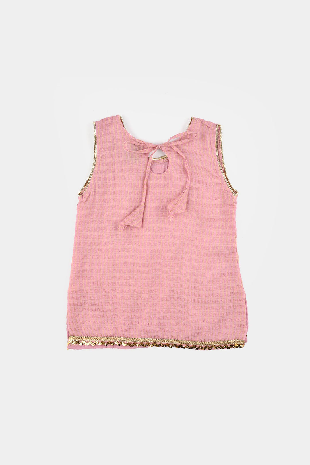 Infant Girls Jacquard 2 Piece Set (Glitter) - Pink