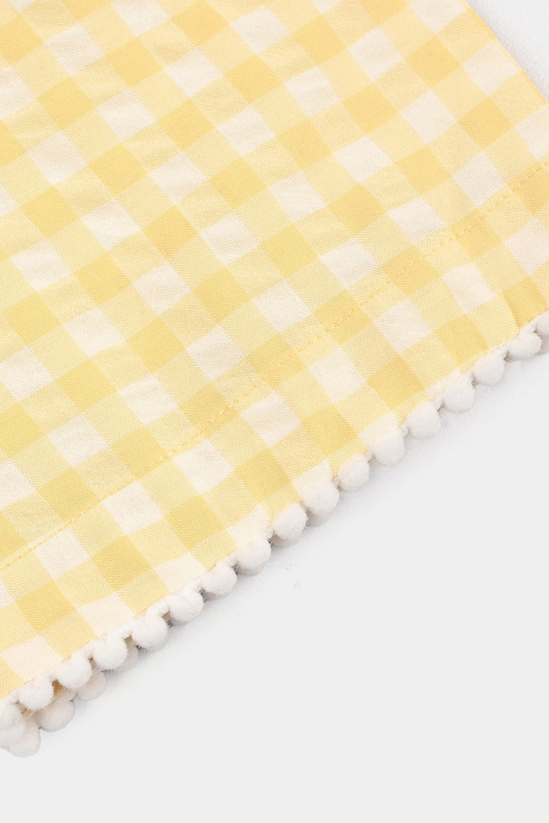 Infant Girls Cotton Emb 2Pcs Little-YELLOW