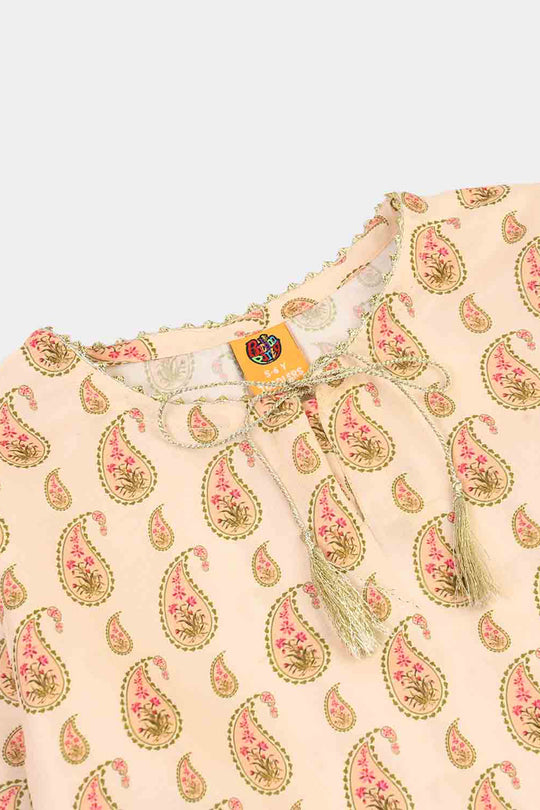 Girls Poly Lawn Printed 2Pcs GulBahar