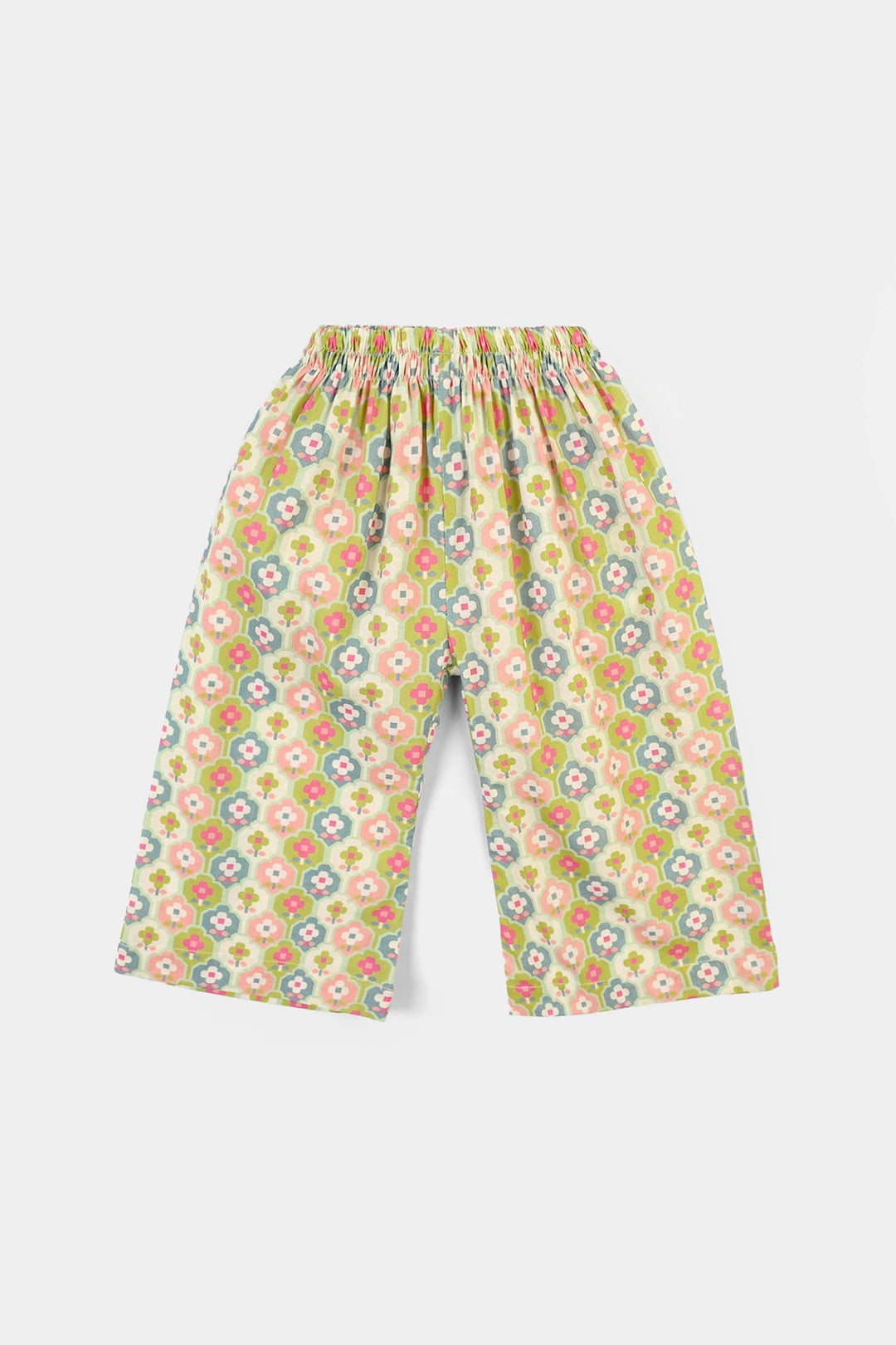 Infant Girls Cotton Printed 2Pcs Petals - Multi