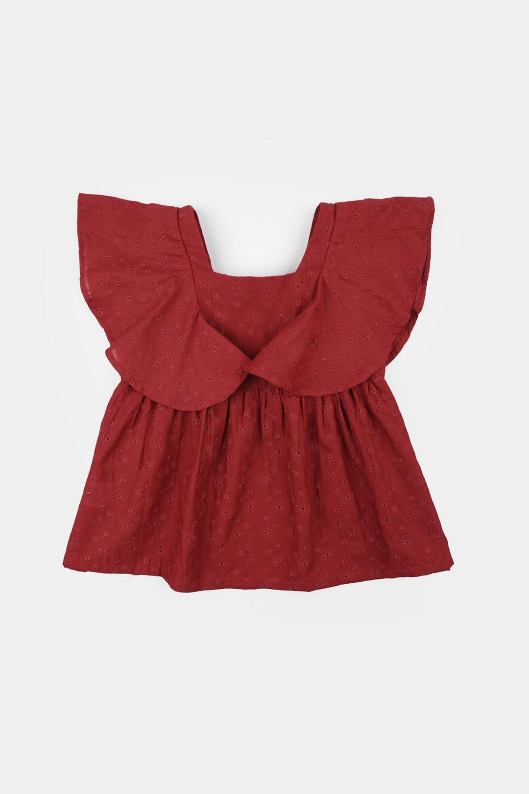 Infant Girls Chicken Kari Casual Frock-Rio Red
