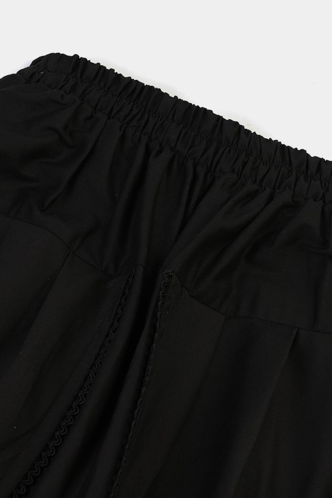 Girls Cotton Tulip Shalwar (Black)