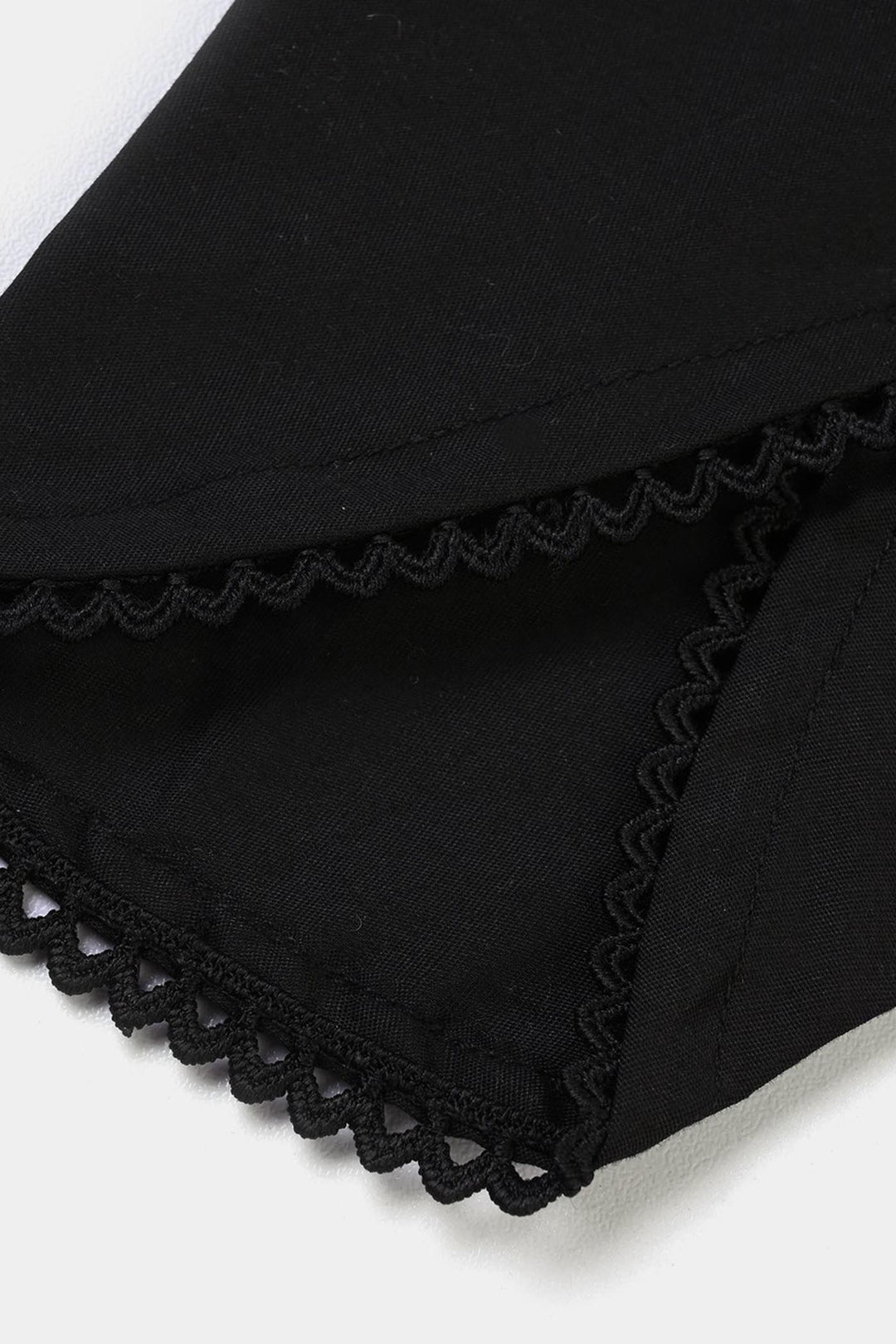 Girls Cotton Tulip Shalwar (Black)