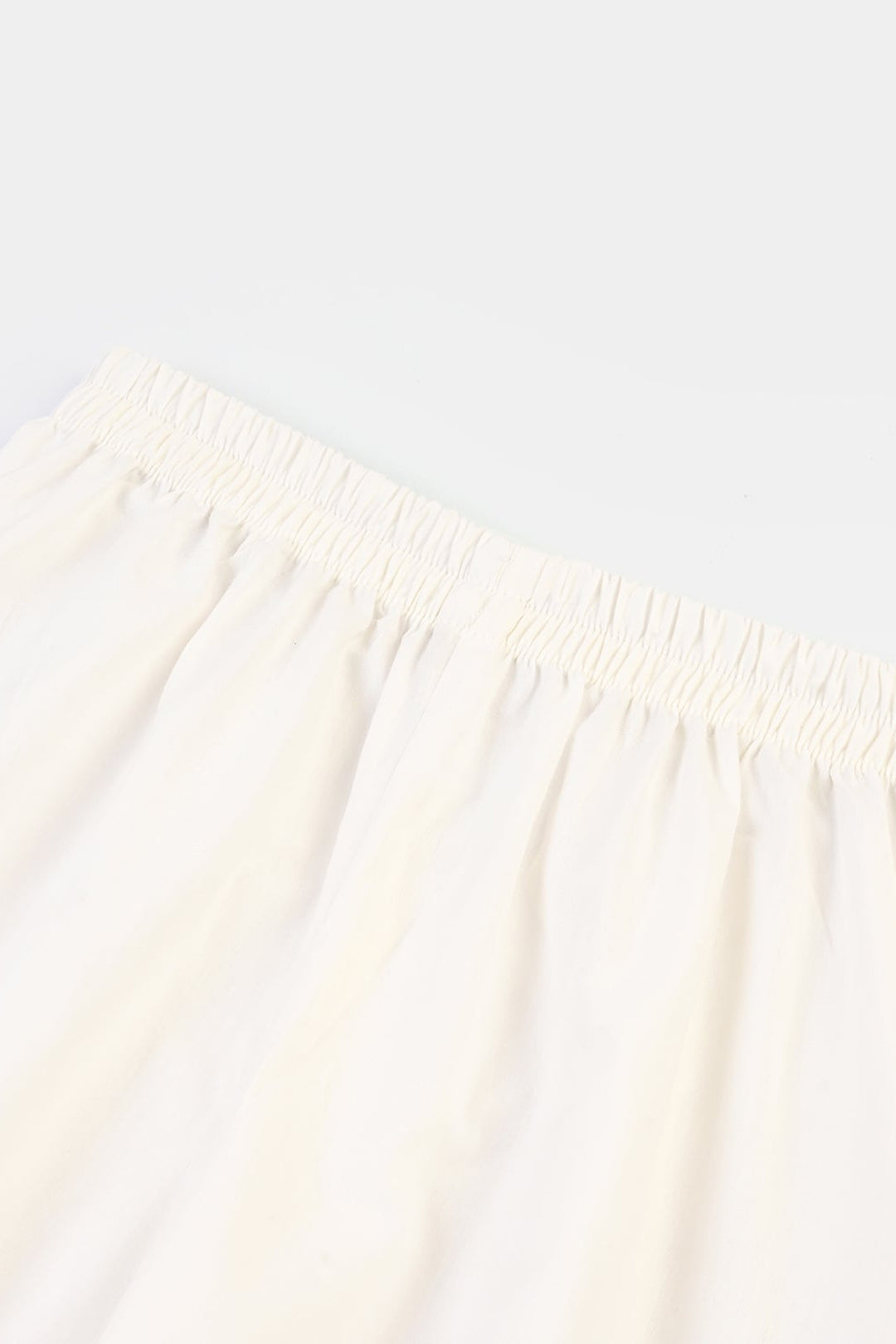 Girls Cotton Harem Pant -WHITE