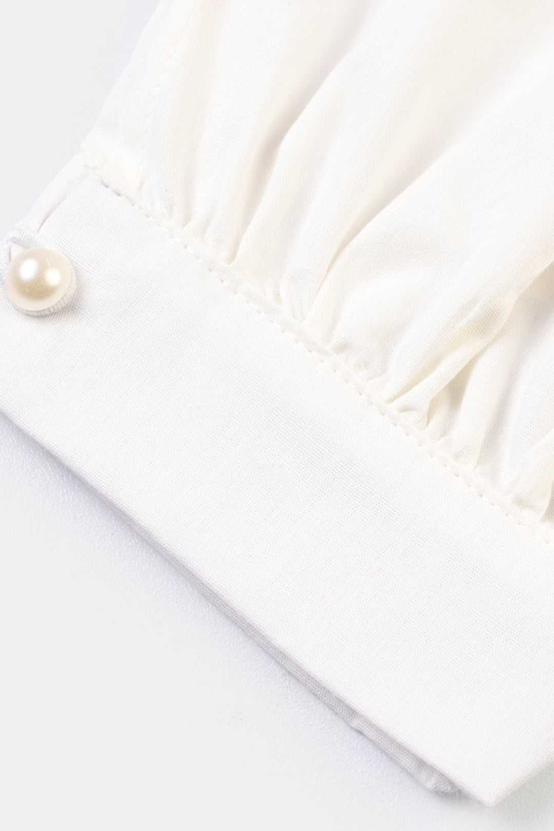 Girls Cotton Harem Pant -WHITE