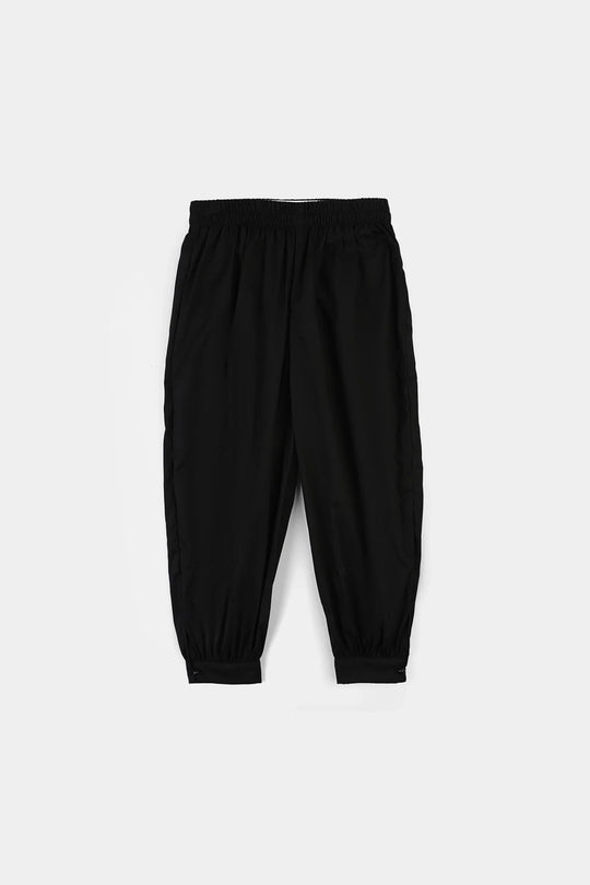 Girls Cotton Harem Pant -BLACK