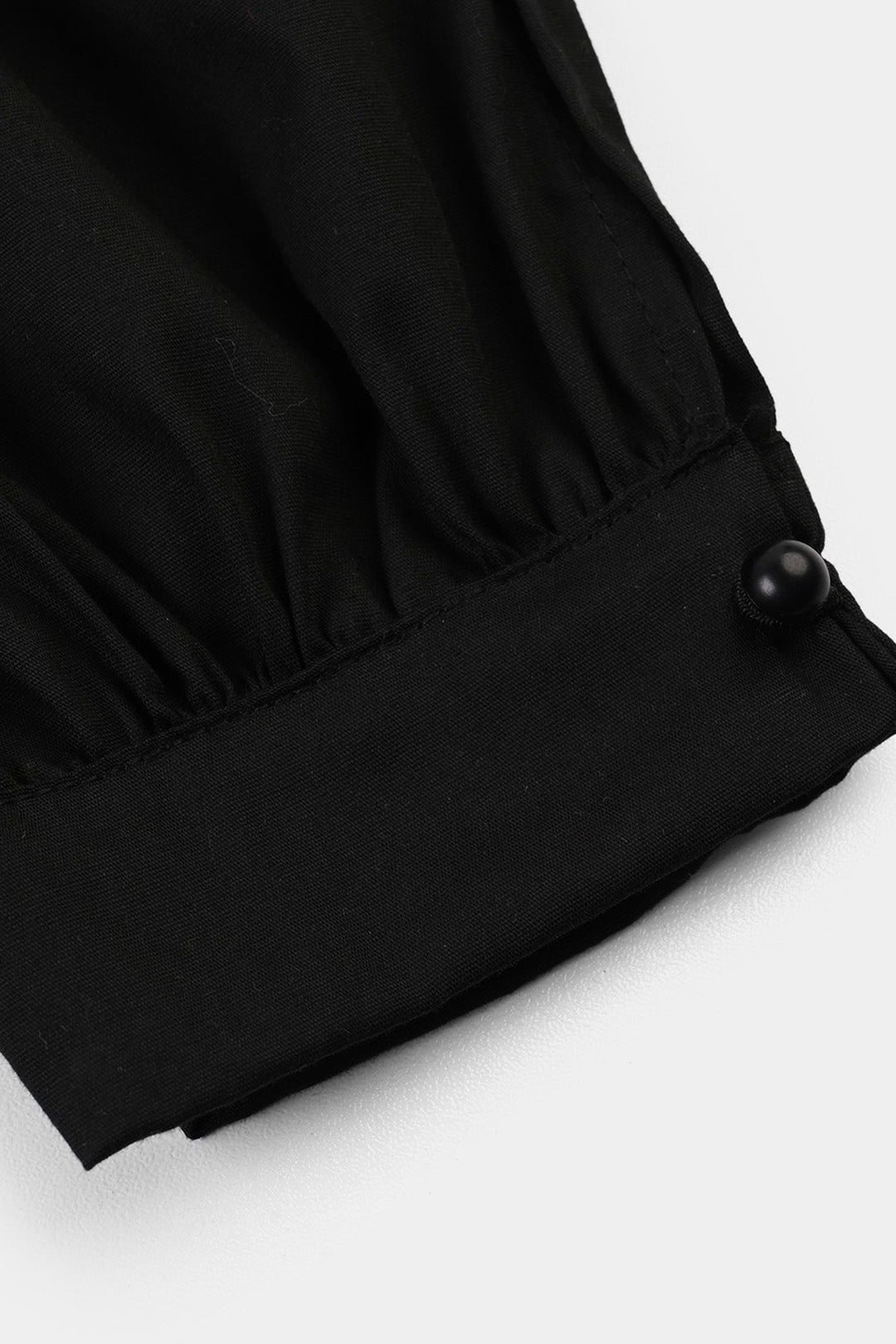 Girls Cotton Harem Pant -BLACK