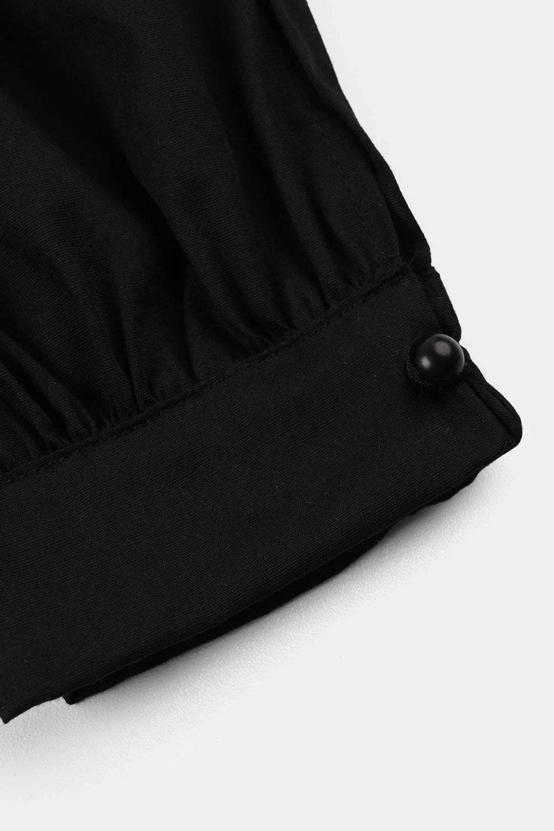 Girls Cotton Harem Pant -BLACK
