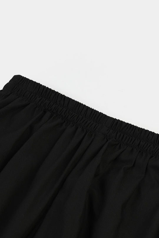 Girls Cotton Harem Pant -BLACK