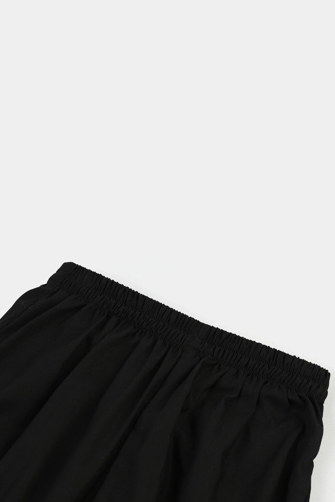 Girls Cotton Harem Pant -BLACK