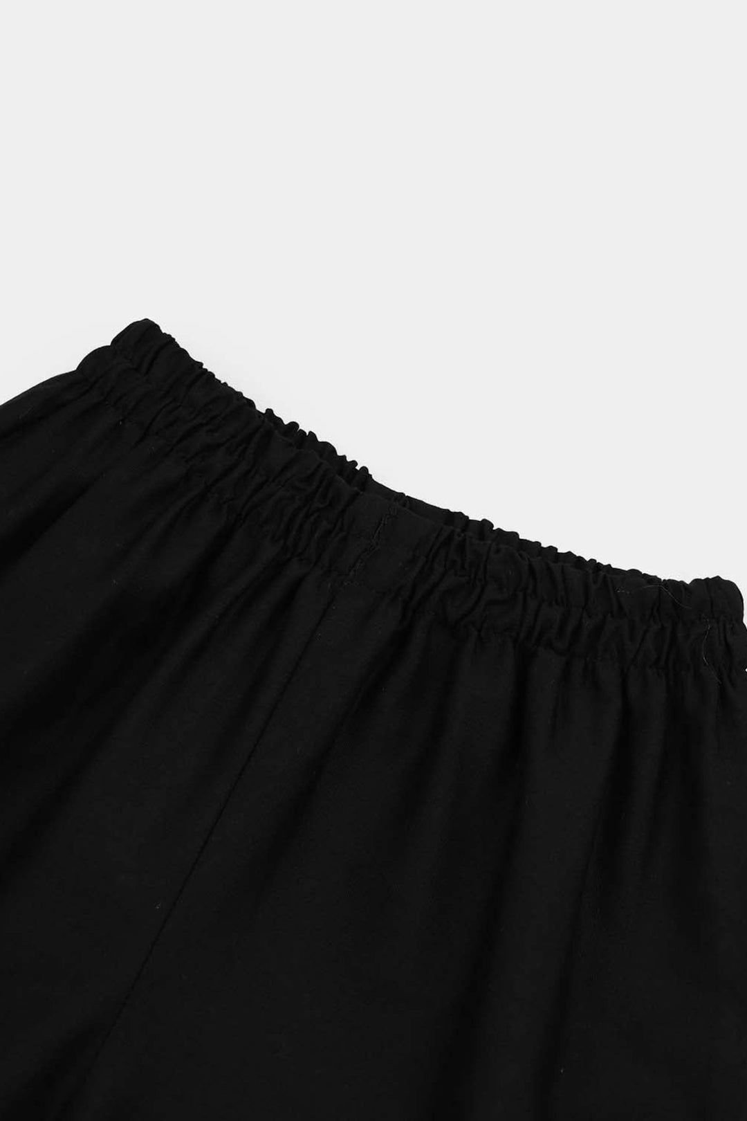 Infant Girls Cotton Emb Culotte -BLACK