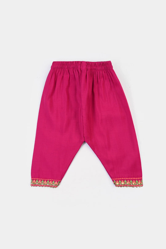 Infant Girls Polyester 2Pcs Adaa- Bright Pink