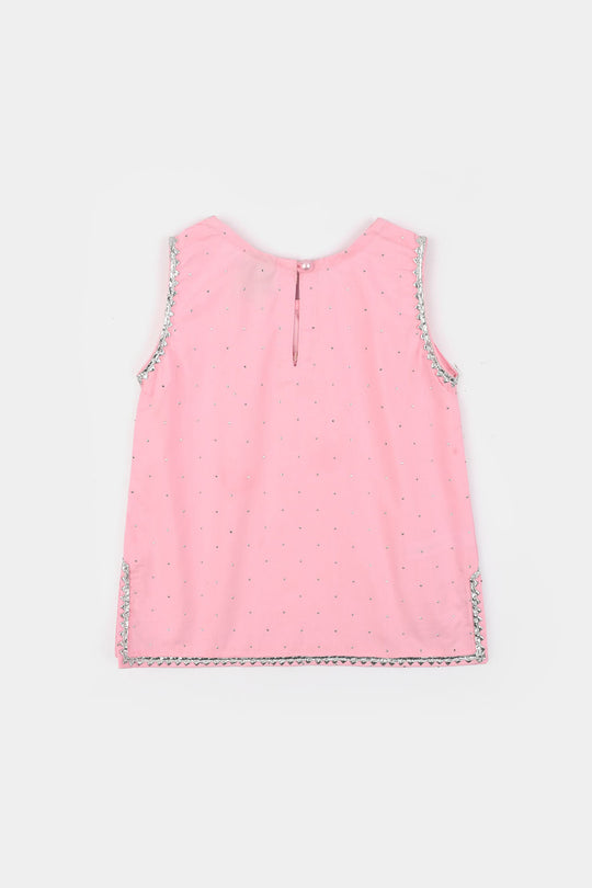Infant Girls Cotton 2Pcs Noor-E-Adaa-Pink
