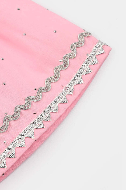 Infant Girls Cotton 2Pcs Noor-E-Adaa-Pink