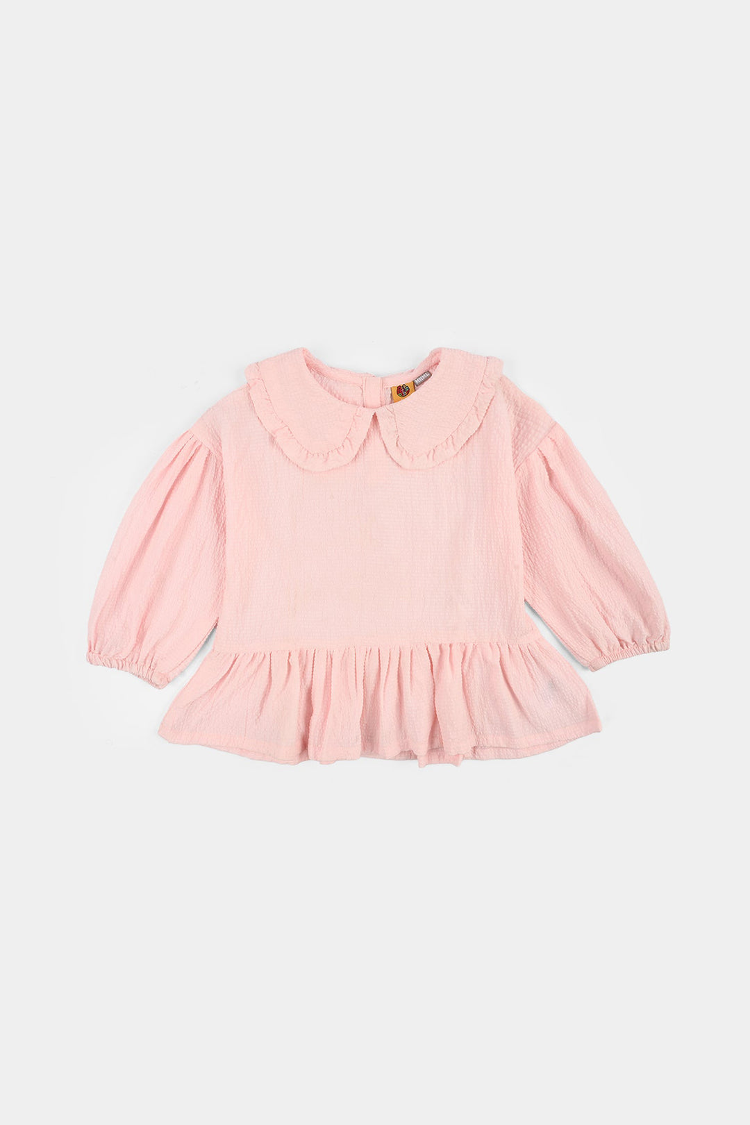 Girls Polyester Casual Top Sea Shell -Baby Pink