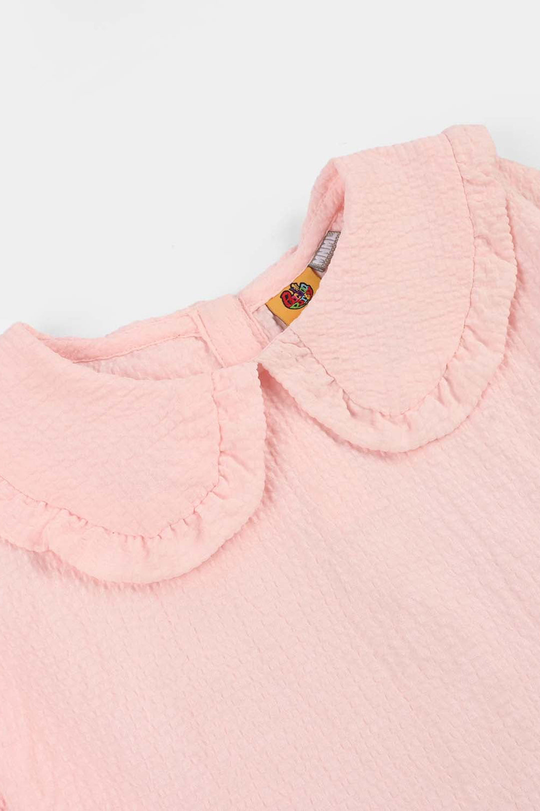 Girls Polyester Casual Top Sea Shell -Baby Pink