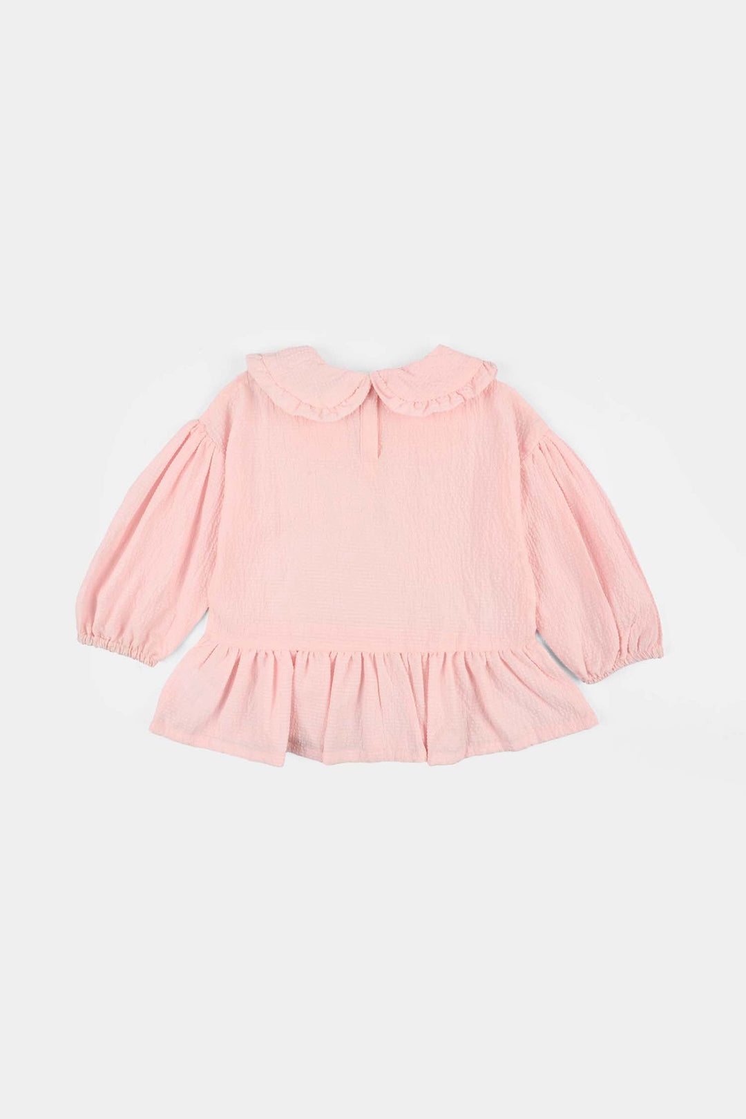 Girls Polyester Casual Top Sea Shell -Baby Pink