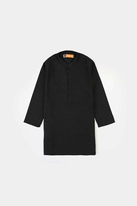 Boys Poly Viscose 3Piece Suit-Black Beauty