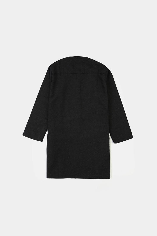 Boys Poly Viscose 3Piece Suit-Black Beauty