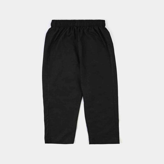 Boys Poly Viscose 3Piece Suit-Black Beauty