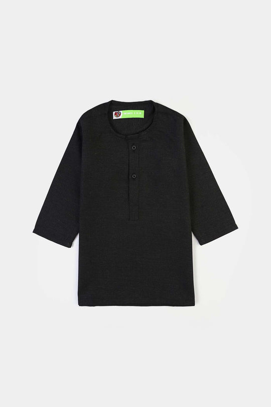 Infant Boys Poly Viscose 3Piece Suit (Beauty)-BLACK