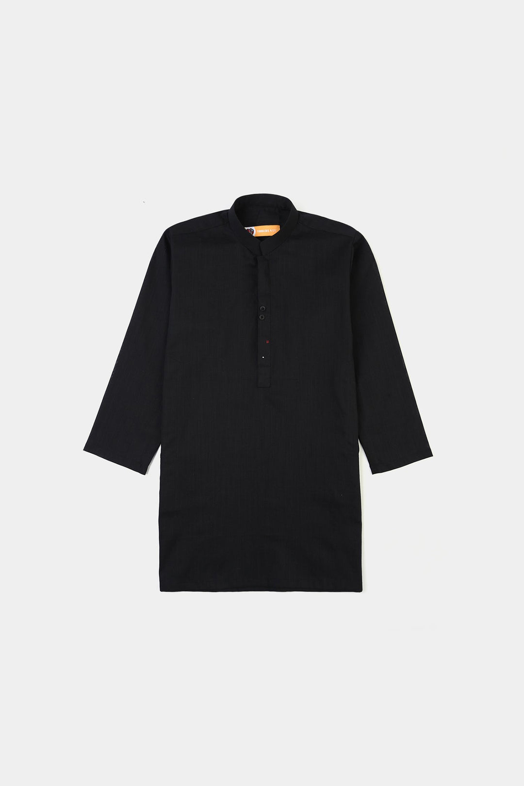 Boys Cotton Slub 3Piece Suit (Black Puff)