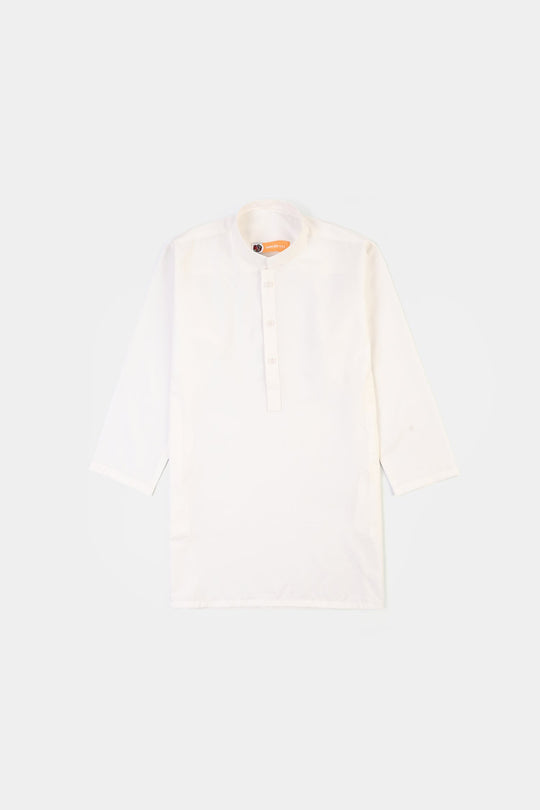 Boys Poly Viscose 2Piece Suit (White Basic)