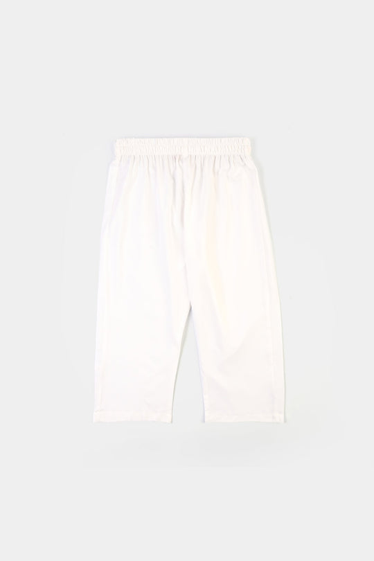 Boys Poly Viscose 2Piece Suit (White Basic)