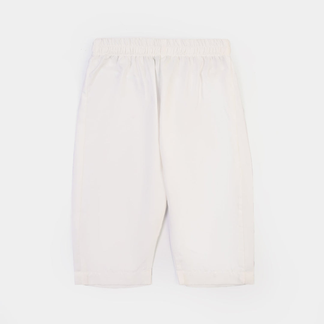 Infant Boys Poly Viscose 2Piece Suit (White Basic)