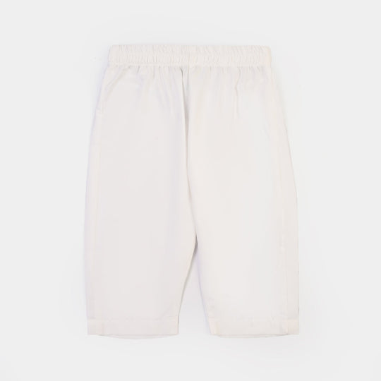 Infant Boys Poly Viscose 2Piece Suit (White Basic)