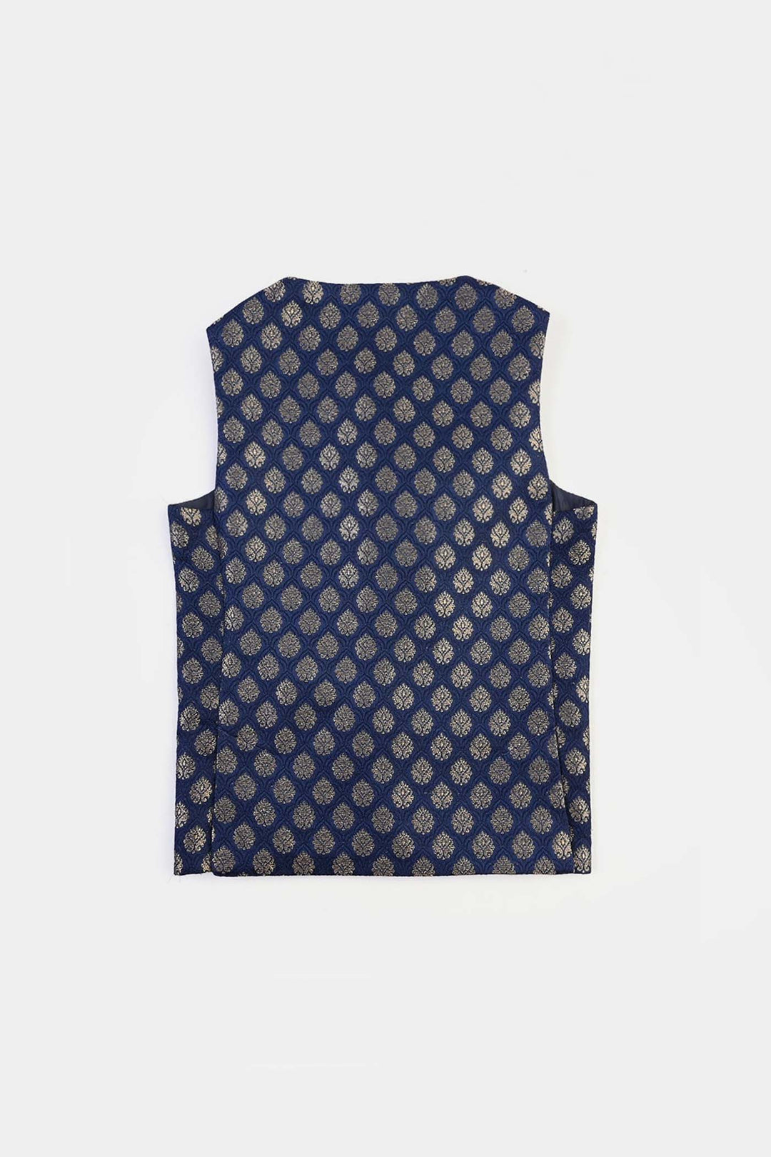 Infant Boys Poly Viscose Waistcoat (Blended) - Blue